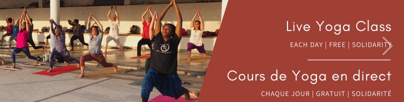 Cours de yoga gratuits en direct, en plusieurs langues
