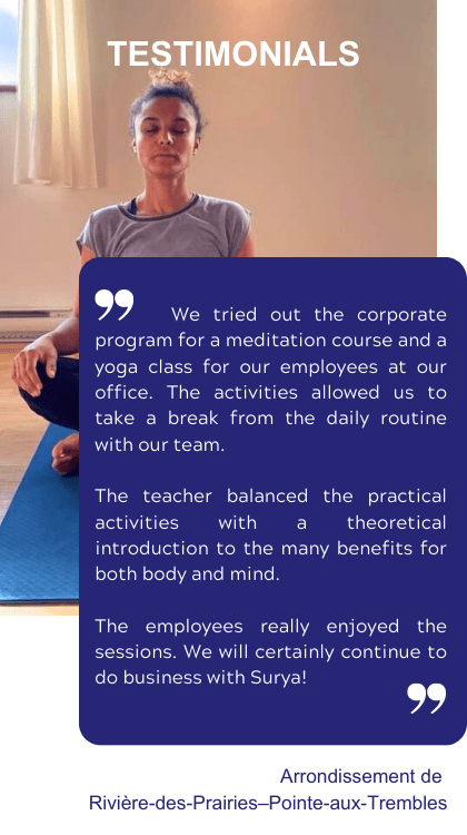 Corporate testimonials Arrondissement