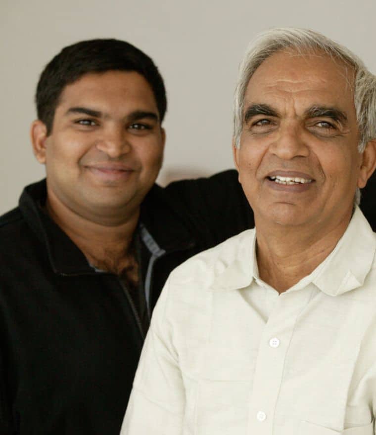 Desikachar father and son together